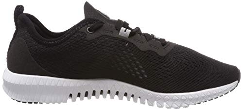 Reebok Flexagon, Chaussures de Fitness Femme, Multicolore (Black/White/Pure Silver 000), 36 EU