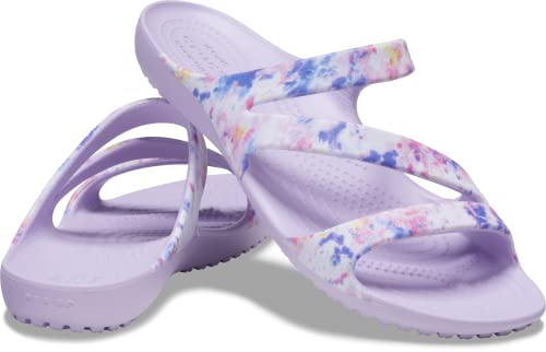 Image of Crocs Women Kadee II Tie Dye Graphic Sandal