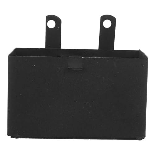 STOBAZA Caja Porta Baterías Metálica para Cuatrimoto Atv Estuche Compacto de Hierro Resistente para Motocicleta Soporte Duradero para Batería Offroad y Repuestos Moto