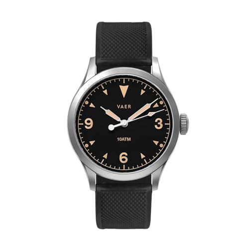 Vaer Men&rsquo;s Field Watch, Quartz Movement for Accurate Timing, Scratch Resistant Sapphire Crystal...