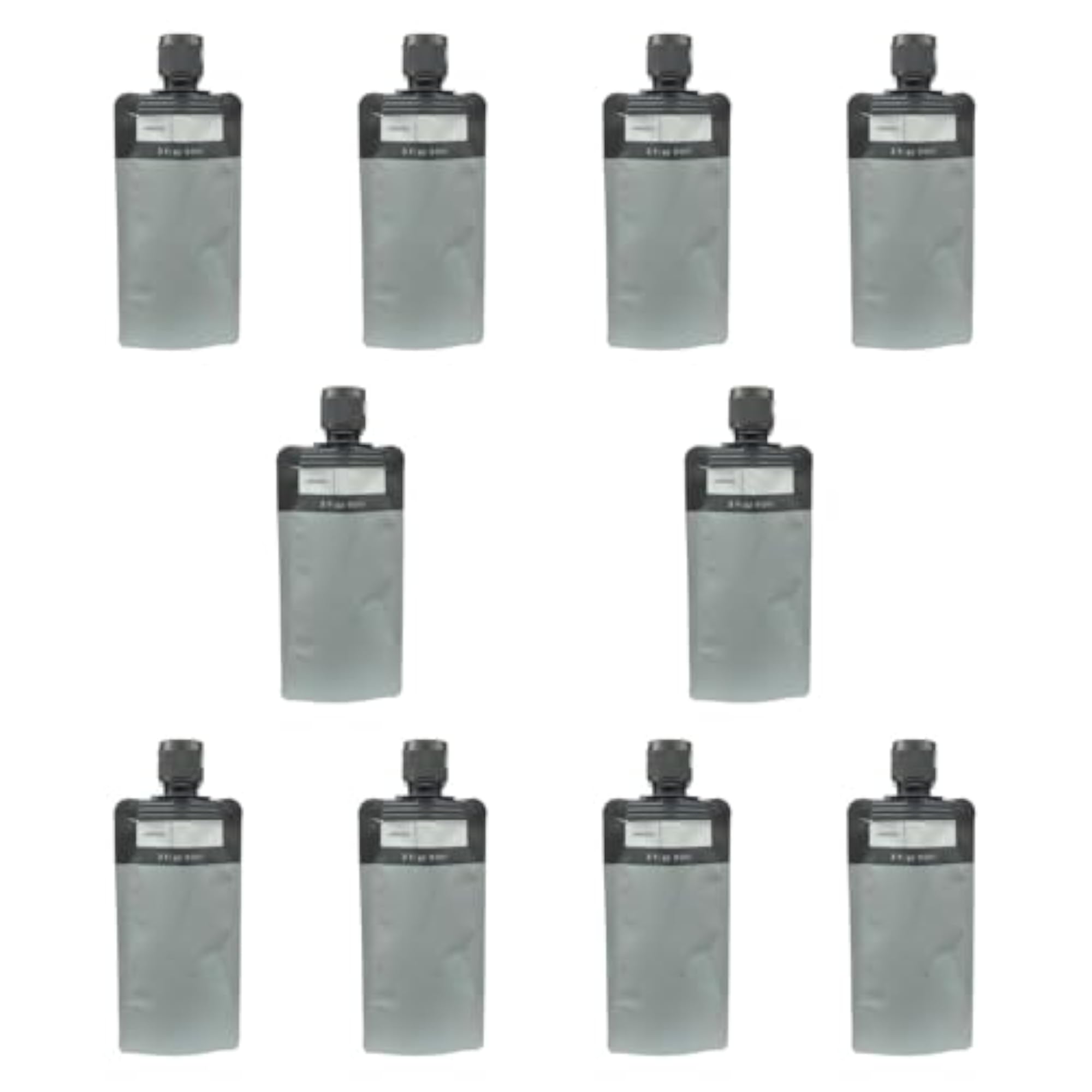 10 Pieces Travel Pouches for Toiletries, 3 oz