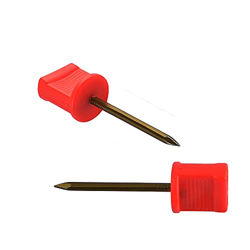 Bogenschießen Scheibennägel aus Manganstahl Scheibennagel Pins Fix Papier Gesicht Schaum Stroh Ziele 2,5 Zoll (Rojo) Cover