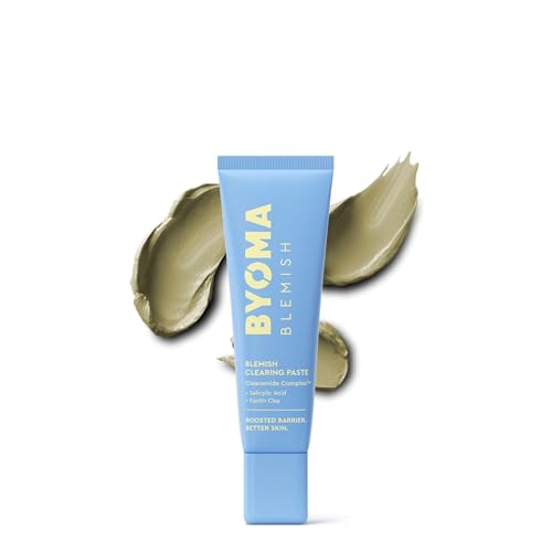 BYOMA Blemish Clearing Paste For Sensitive Skin Reduces Redness Clears Active Blemishes & Fades Post-Blemish Marks with Salicylic Acid for Smooth Healthy Skin