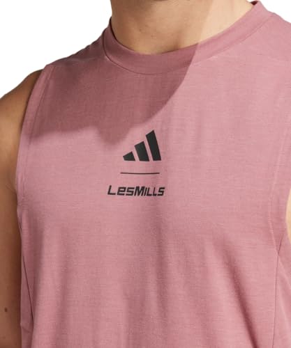 Adidas Les Mills JRS33 Men's Graphic Tank Top, Prerved