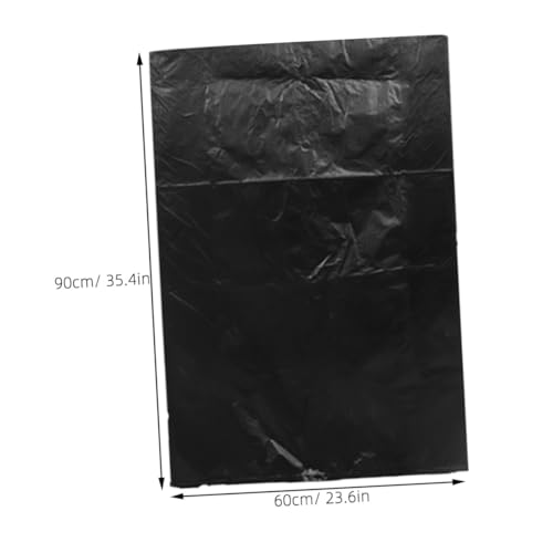 Image of Baluue Large Heavy Duty Garbage Bags 50pcs 60X90Cm Thick Plastic Trash Bags for Kitchen, Gardening, Commercial and Household Waste Disposal