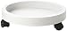 Rocky Mountain Goods Planter Caddy - 4 extra strength wheels for easy plant moving - Tip proof - Outdoor / Indoor - White color planter dolly doesn't overheat plants - Wall rim to secure planter (15")