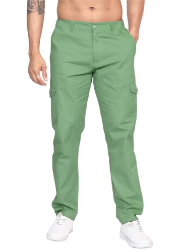 Image of Big Button Mens Regular Fit Casual Cotton Cargo Pant