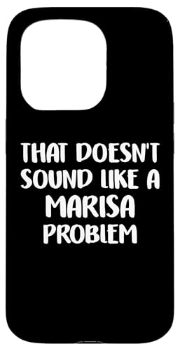 MARISA Personalized Cute Flower Girls MARISA Name スマホケース iPhone 15 Pro 用