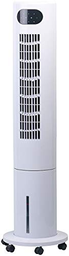 Sichler Haushaltsgeräte Aircooler: 3in1-Turmventilator, Luftkühler & -befeuchter, 80° Oszillation, 40 W (Turmventilator mit Kühlung)