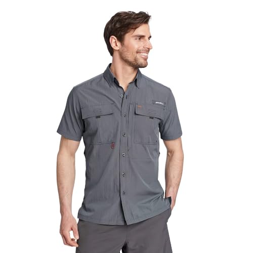 Eddie Bauer mens Upf Guide 2.0 Short-sleeve Shirt