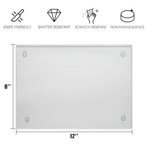 Tabla de Cortar de Vidrio Templado para Cocina 30x20 cm miniatura 7