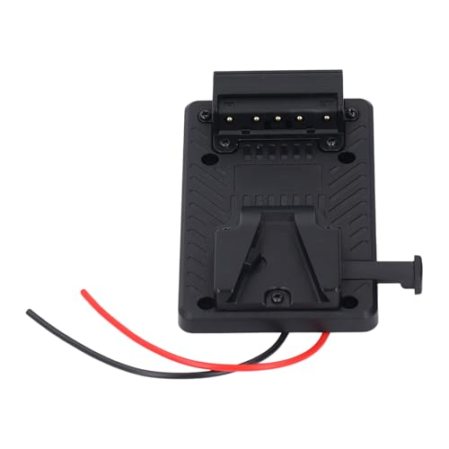 Image of Zinc Alloy V Mount Battery Plate, High Hardness Lightweight Design for Camera Video Equipment with 14.8V Input and Output Voltage