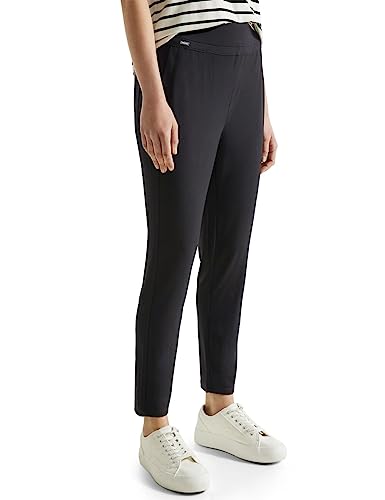 STREET ONE Damen A376635 Jersey Joggpants, Schwarz, 42W / 28L EU
