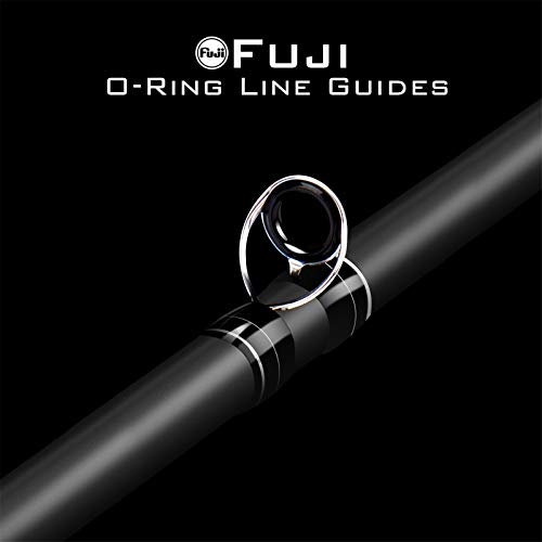 KastKing Perigee II Spinning & Casting Fishing Rods, Fuji O-Ring Line Guides, 24 Ton Carbon Fiber Casting and Spinning Rods - Two Pieces,Twin-Tip Rods and One Piece Rods - Image 4
