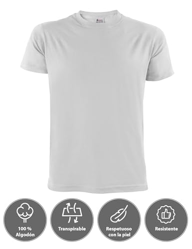 ALPIDEX T-Shirt Camisetas para Hombre un juego de 5 con cuello redondo - unicolor, Tamaño:XL, Color:Water