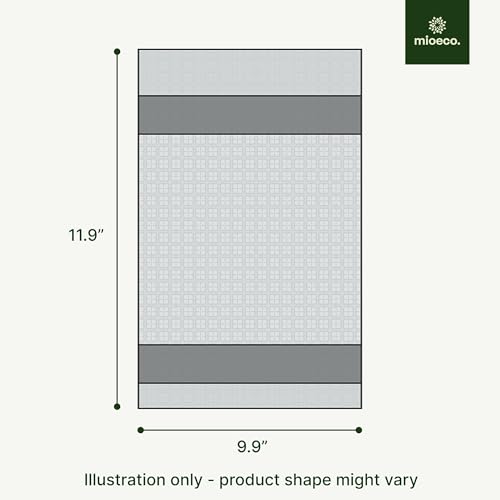Image of mioeco 24 Pack Multicolored Reusable Paper Towels - Nature Friendly - Organic Cotton Alternative - Thick, Strong, Paperless Kitchen Dish Cloths - Reusable Napkins - Dish Towels - Cloth Napkin