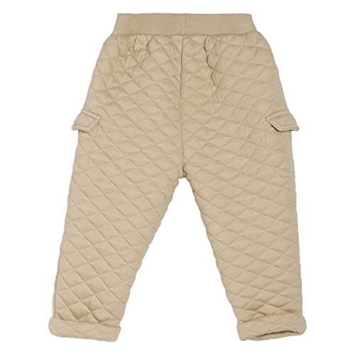Image of miniklub Boys Blue Solid Pure Cotton Track Pants