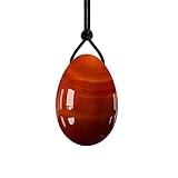 45 * 30 mm Yoni huevo rosa cuarzo huevo de jade huevo perforado amatista para mujeres Kegel ejercicio natural de cristal de piedra huevos, cornalina