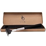 SCUUBY® Rückenkratzer Aus Hochwertigem Edelstahl I Handfester Griff I Rückenkratzer Ausziehbar Bis 68cm I Teleskop Rückenkratzer I Kratzhand Rückenkratzer I Back Scratcher