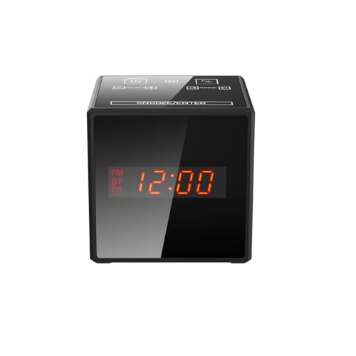 FORTHAUS. Cámara de seguridad con reloj WiFi 3K, cámara inalámbrica para niñera, lente gran angular de 150°, detección de movimiento
