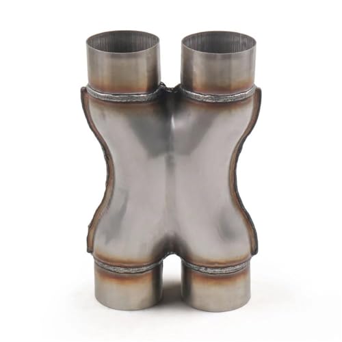 Tubo de escape Coche X-Pipe de 2.5'' en acero inoxidable para eliminar ruidos y pérdidas de potencia