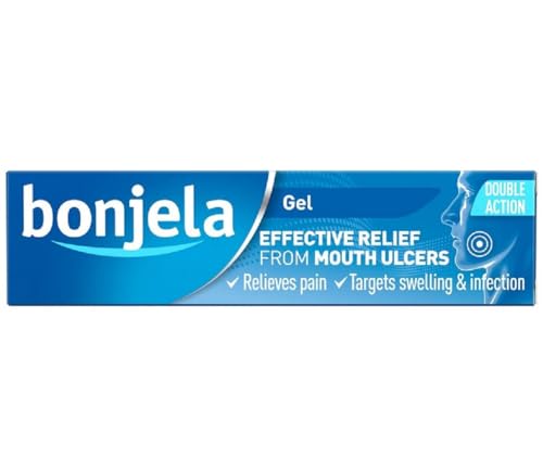 Bonjela 15g Oral Gel - Fast Acting Pain Relief For Mouth Ulcers Cold Sores Swelling Infection Suitable With Dentures Adult Treatment Quick Medication Solution