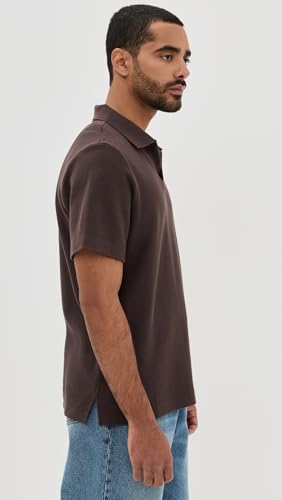 FRAME Men's Short Sleeve Jacquard Polo4