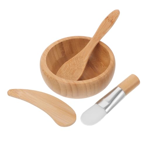 Ipetboom Facial Mask Bowl Brush Kit Set for Diy Face Masks Beauty Salon Accessory