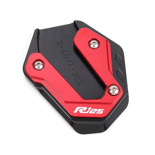 Plaque support latéral béquille moto YZF-R9 R7 R125 en aluminium usiné haute résistance