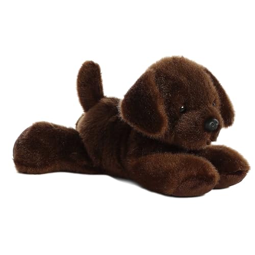 Image of Aurora® Adorable Mini Flopsie™ Lil' Lucky™ Stuffed Animal - Mini Companions Ready for Playful Adventures - for Kids All Ages, Toddlers, Adults, and Families - Brown 8 Inches