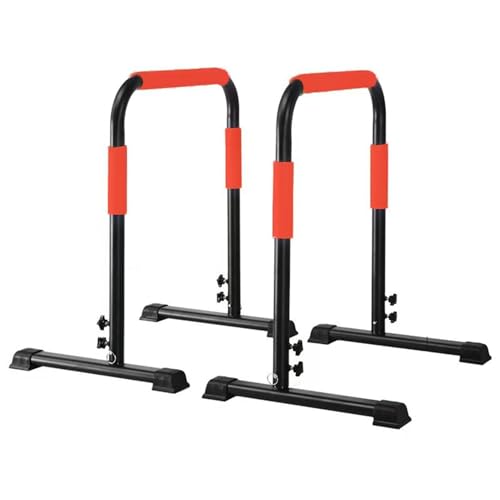 Estación de inmersión de altura ajustable resistente para entrenamiento de fitness, 500 kg, estación de inmersión definitiva para entrenamiento de fuerza y construcción muscular