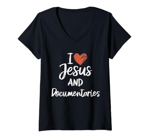 Women's Jesus and Documentaries V-Neck