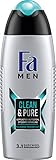FA MEN 3in1 Duschgel Clean & Pure mit pulsierend-frischem Duft, 6er Pack (6 x 250 ml)