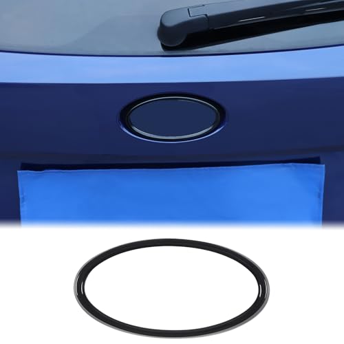 Image of Aunginsy Rear Tailgate Emblem Cover Trim Compatible with Subaru Crosstrek GU 2024 2025 Car Trunk Emblem Badge Logo Cover Center Logo Decorative Circle Ring Protection Cover ABS Exterior Accessories