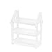 Produktbild JBVG Aufbewahrungsbox Für Badezimmerkosmetik Kleines Haus Shelf Cosmetic Desktop Storage Rack-Layered Badezimmer Organizer BewahreSie Kosmetika Ordentlich Auf (Color : White, Size : One Size)