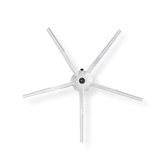 roborock Silikonsidoborstar av S6 MaxV, S6, S6 Pure, E4, S4, S5 Max, S5, E35 och E2 robotdammsugare, 2 st, vit