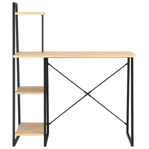 Bureau informatique avec étagère pour optimiser les petits espaces de travail - 4