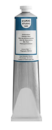 Lukas Studio Oil Peinture à l'huile de qualité supérieure Bleu Phthalo 200 ml