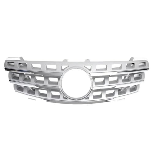 Grille avant W164 double barre argentée calandre supérieure élégante pour Benz Classe ML