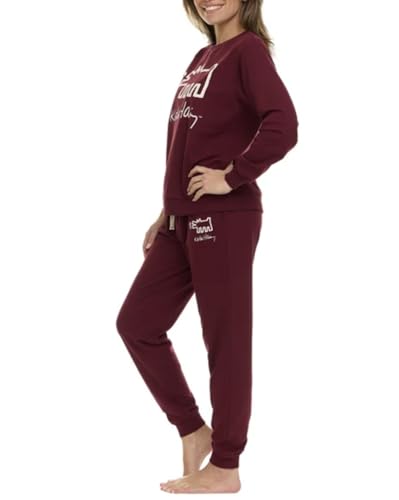 Keith Haring Women's 2 Piece Super Soft Luxurious Fleece Lounge Pajama Set, Long Sleeve Crew and Jogger2