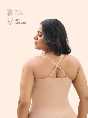 Image of UNDERNEAT Classic Series Strapless Butt Lifting Bodysuit Shapewear | With Anti-Slip Grip | Tummy and Thigh Shaping Control | Seamless Fit With Detachable Straps