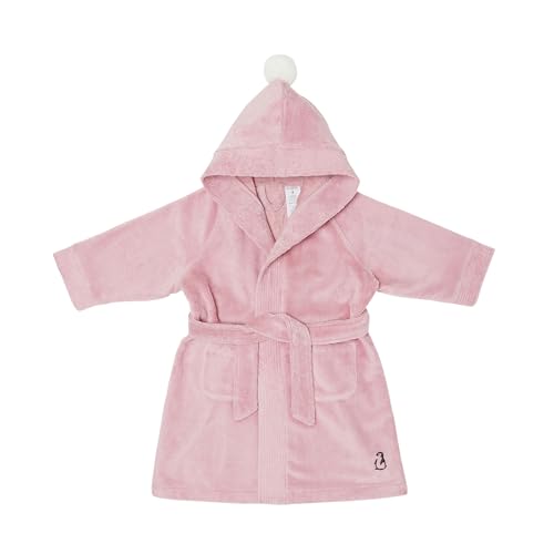 Konny Kids Bathrobes, Hooded Towel, Oeko-TEX Certified Bathrobes, Ultra Soft, Quick-Dry Washcloth for 3-5Y Baby Boys & Girls