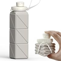 HYDAWAY Borraccia pieghevole – Borraccia riutilizzabile da 750 ml, con coperchio ribaltabile, per viaggi, escursionismo, zaino in spalla, portatile e a prova di perdite, in silicone alimentare, senza