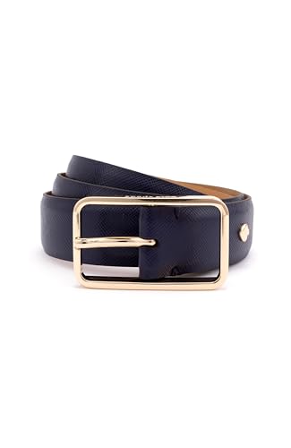 kate spade new york Women's 1 Inch Mel Belt, Leather Accessory with Adjustable Sizing for Everyday Styling