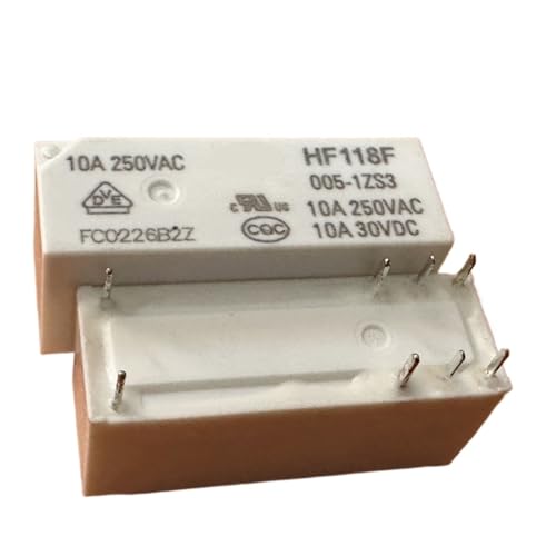 Relais HF118F 005-1ZS3 5V subminiature miniature à 8 broches inverseur
