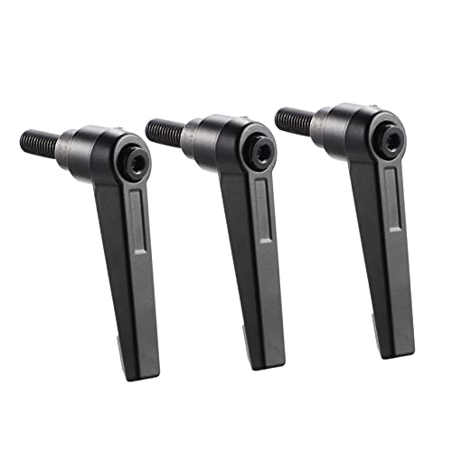 HOMOCONO Ratchet Lever Push Button 3pcs Clamping Lever Tightening Handle for Easy Adjustment