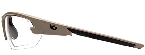 Venture Gear Semtex 2.0 Tan Frame Clear Anti Fog Lens, VGST1410T