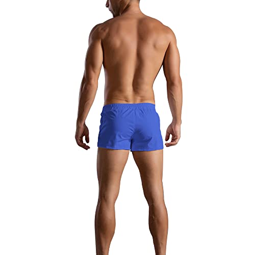 GYMAPE Mens Gym Bodybuilding Workout Sprots Shorts Cotton