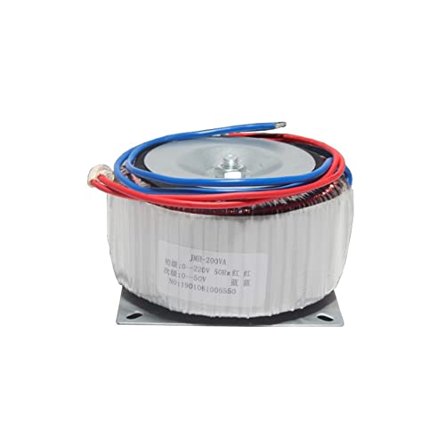 HBDCRJGE Transformador toroidal 200W 50VAC Transformador de Potencia primario 220V