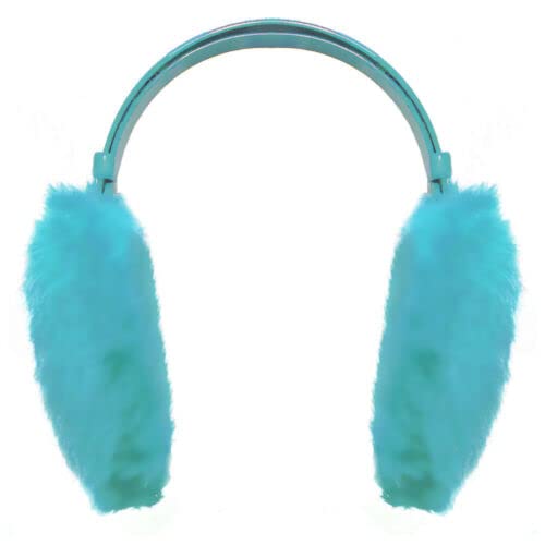 EliteKoopers 1 cache-oreilles en peluche pliable et réglable pour femme Bleu Cover